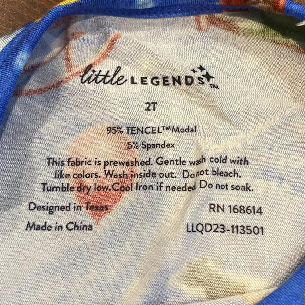 Little Legends Modal Blue Goodnight Moon Lounge Dress Nightgown 2T NWT - Picture 7 of 8